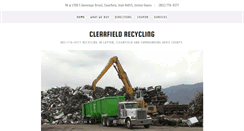 Desktop Screenshot of clearfieldrecycling.com